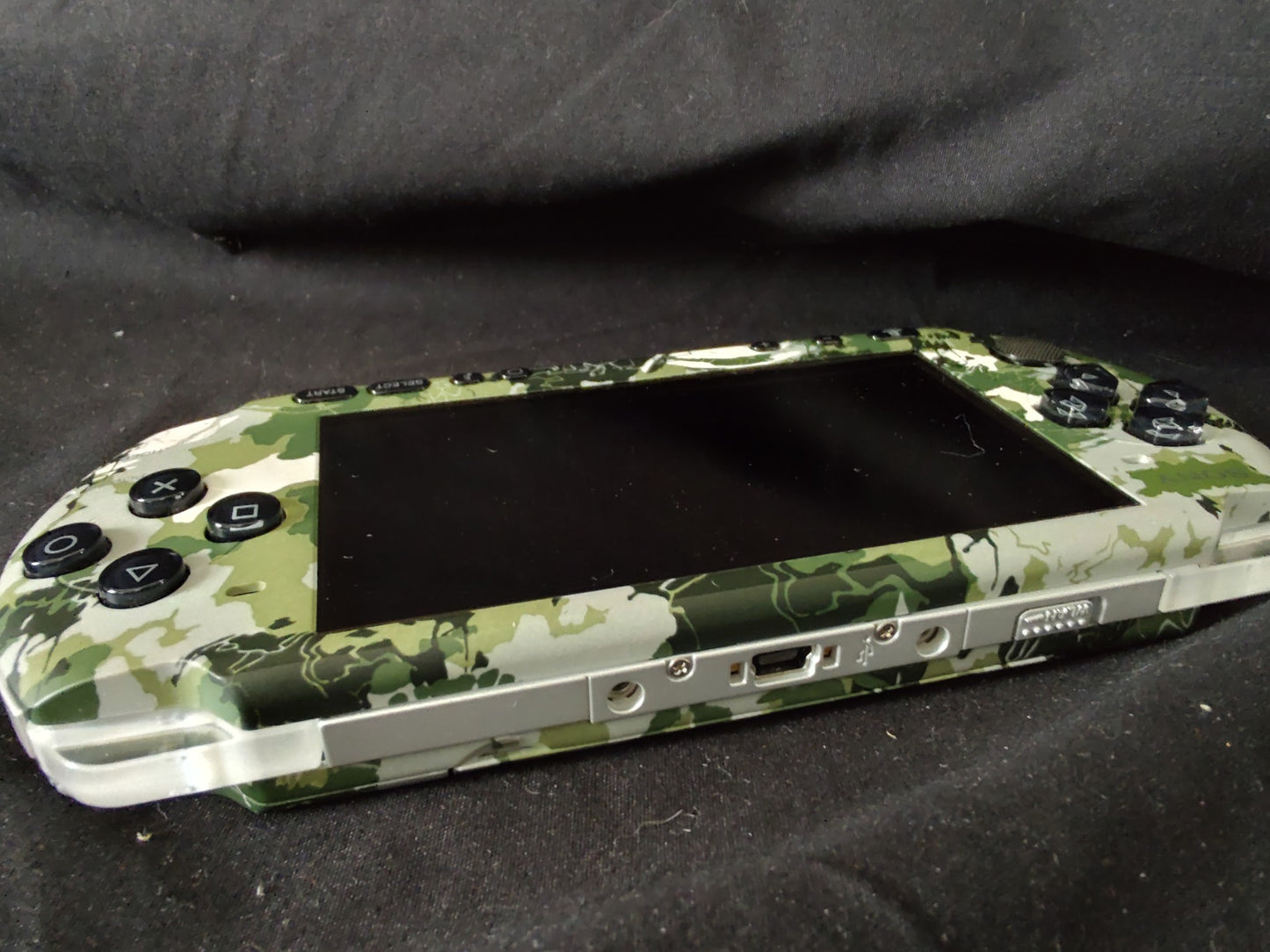 SONY PSP-3000 Console METAL GEAR SOLID Portable Camouflage Ver, Working-g1007