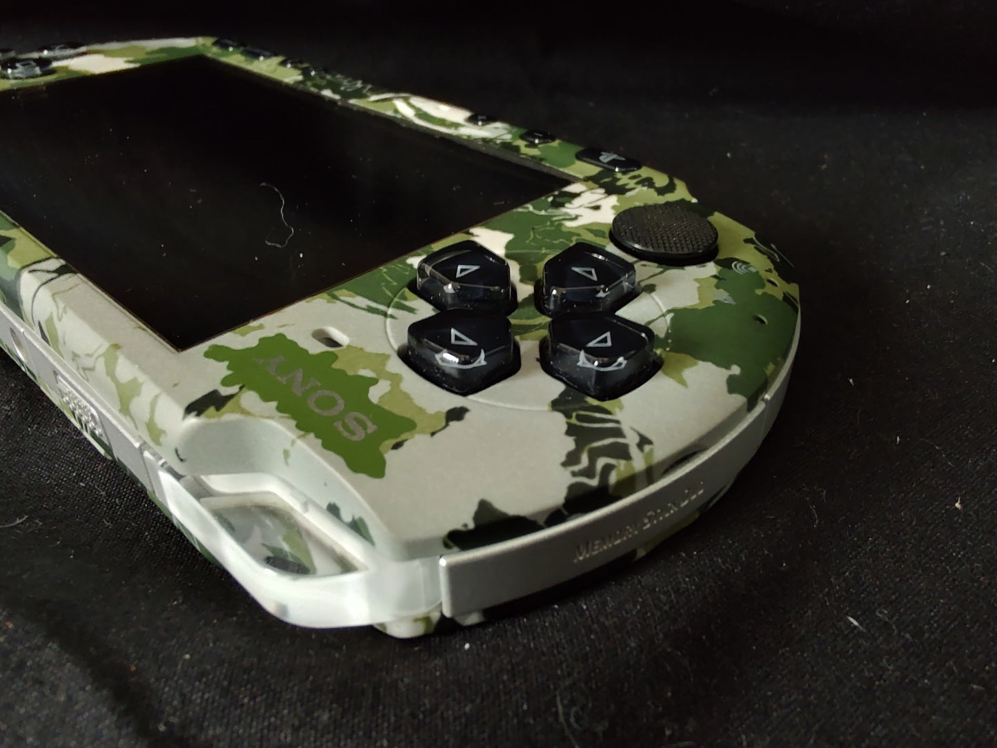 SONY PSP-3000 Console METAL GEAR SOLID Portable Camouflage Ver, Working-g1007