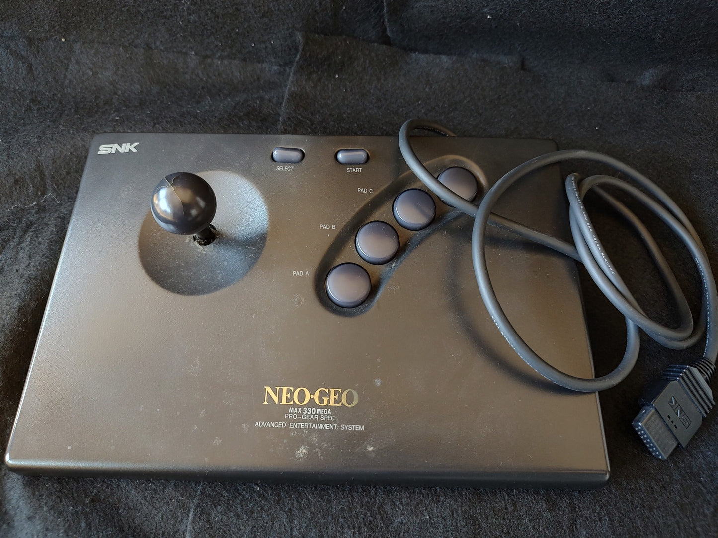 SNK NEO GEO Fighting JOY STICK Controller AES ROM /Tested and work OK-g1012-