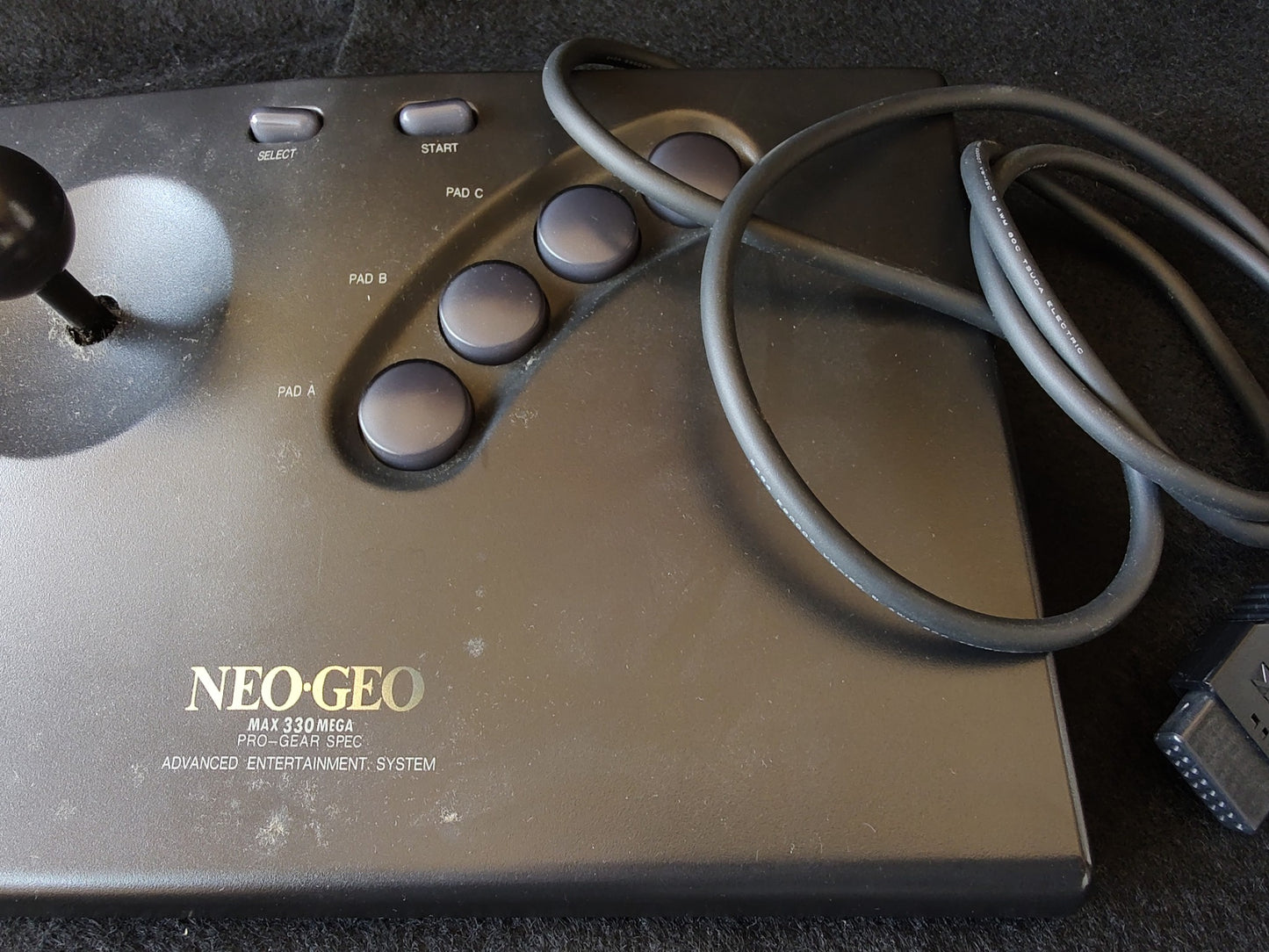 SNK NEO GEO Fighting JOY STICK Controller AES ROM /Tested and work OK-g1012-