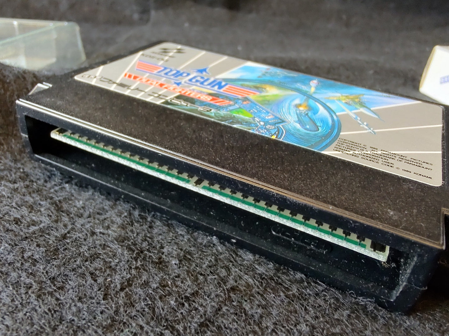 Top Gun Dual Fighters Nintendo Famicom NES Cart,Manual,Boxed set, working-g1012-
