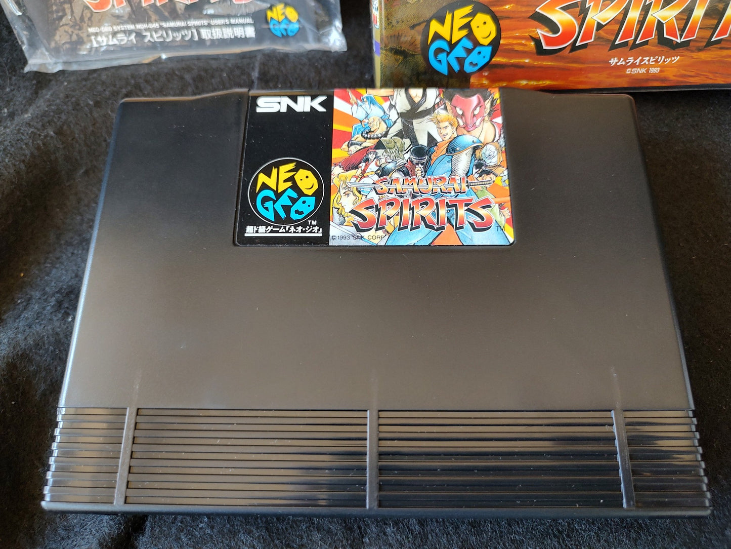 Samurai Spirits (Samurai Shodown) SNK NEOGEO AES with Box, Working-g1012-1