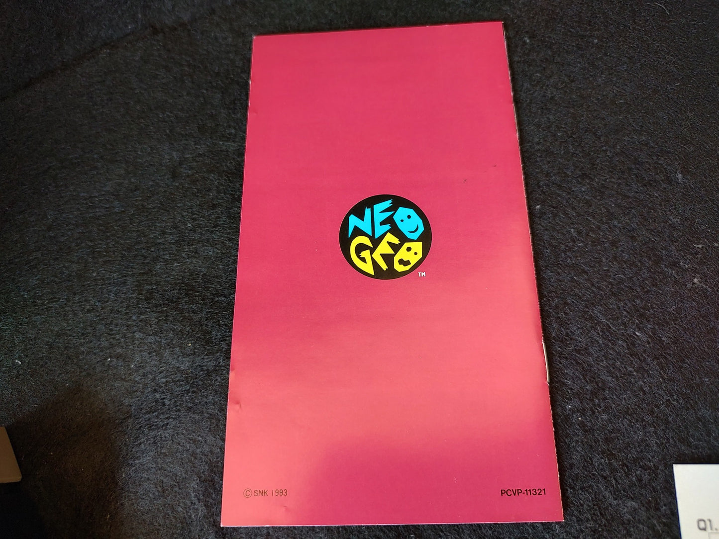 SAMURAI SHODOWN ARCADE OFFICIAL VHS TAPE Japan SNK NEO GEO AES-g1012-5