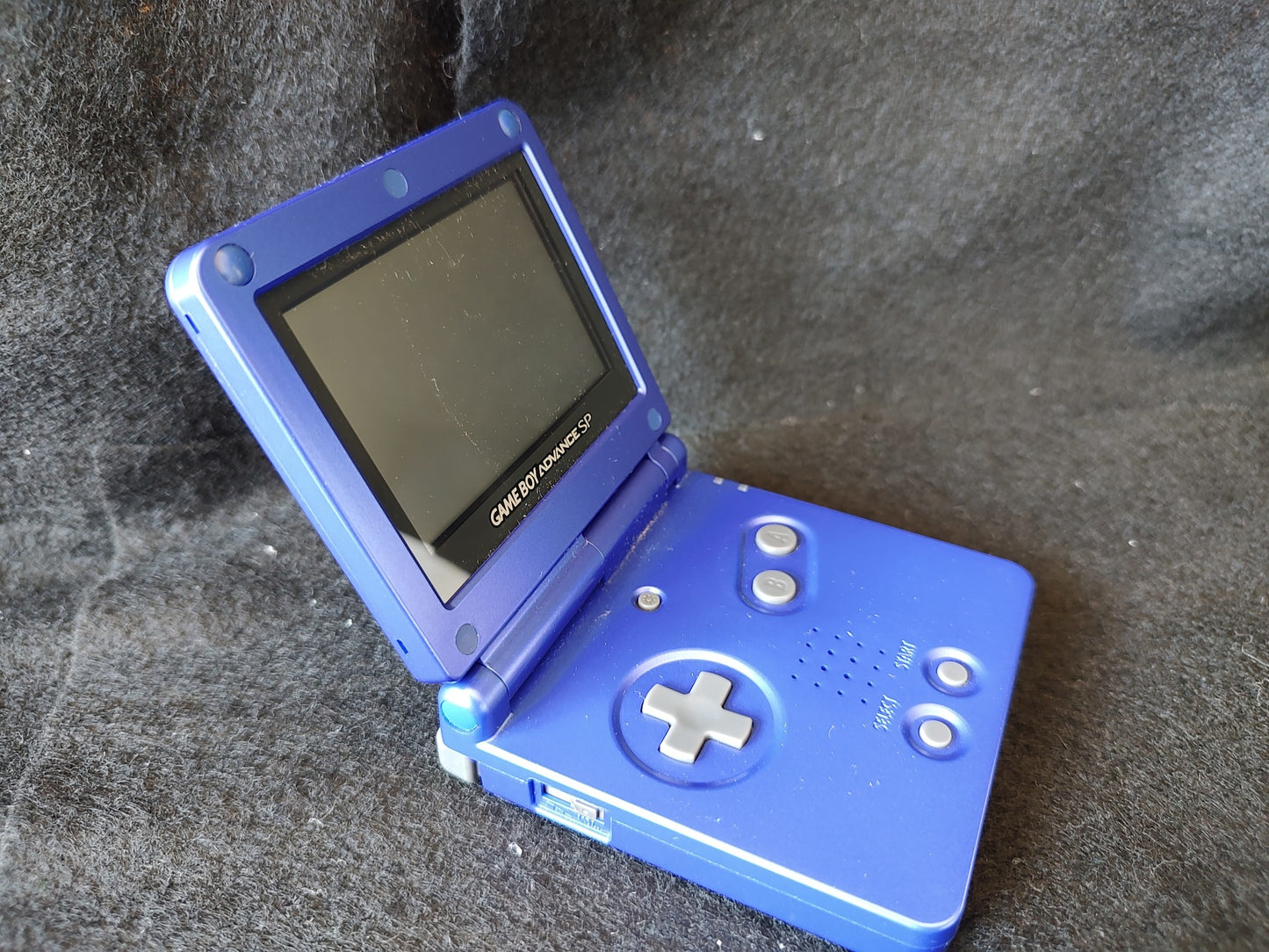 Nintendo GAMEBOY ADVANCE SP Blue Console and Game set-g1012-