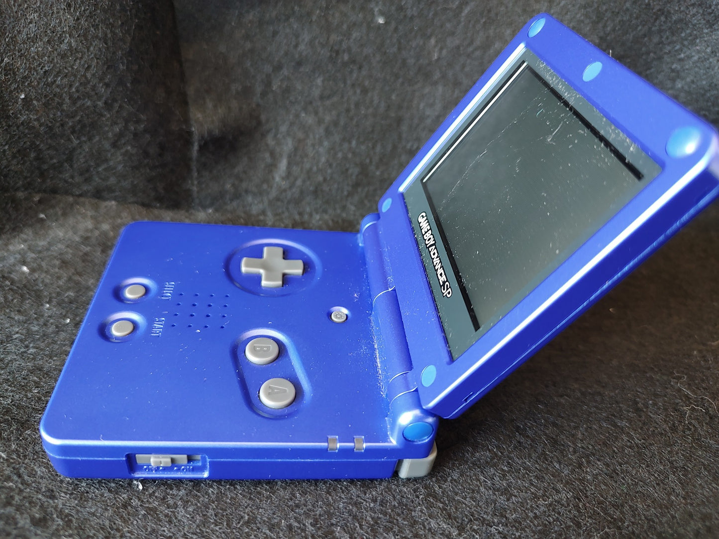 Nintendo GAMEBOY ADVANCE SP Blue Console and Game set-g1012-