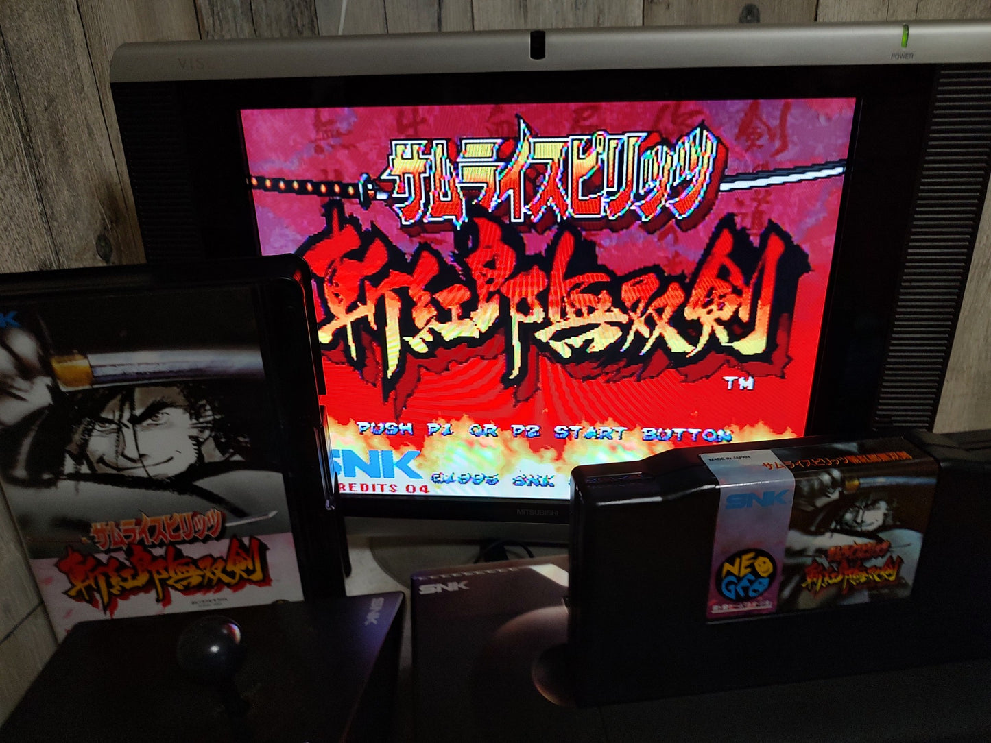 Samurai Spirits Samurai Shodown 3 III SNK NEO GEO AES Boxed set, Working-g1012-3