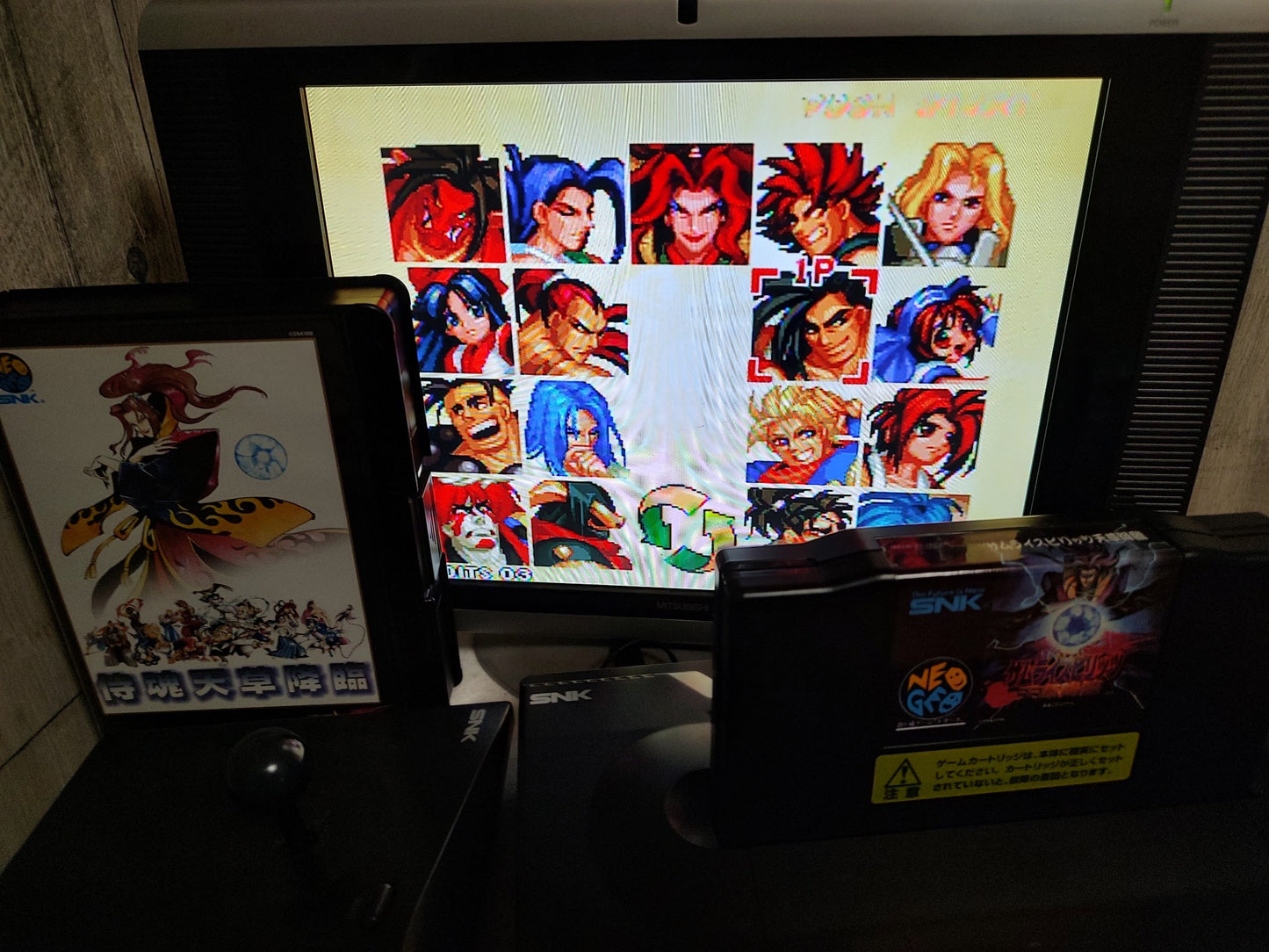 SAMURAI SHODOWN 4 IV Amakusa's Revenge SNK NEO GEO AES Boxed set Working-g1012-4