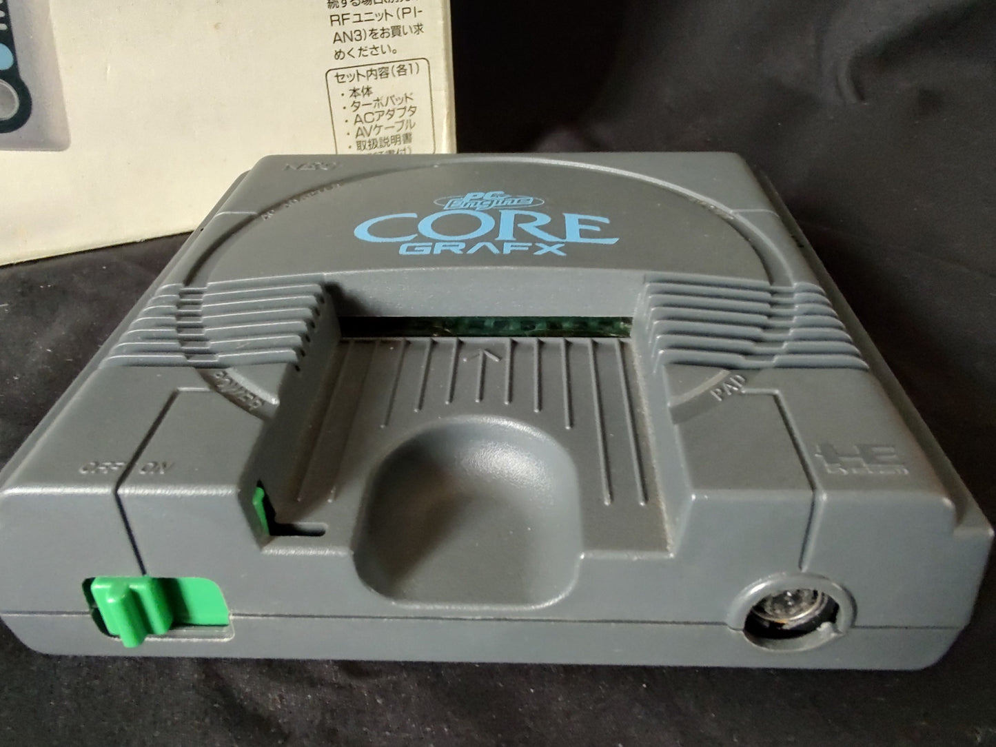 NEC PC Engine Coregrafx Console PI-TG3 TurboGrafx16, w/Pad, AV cable, Box-g1105-