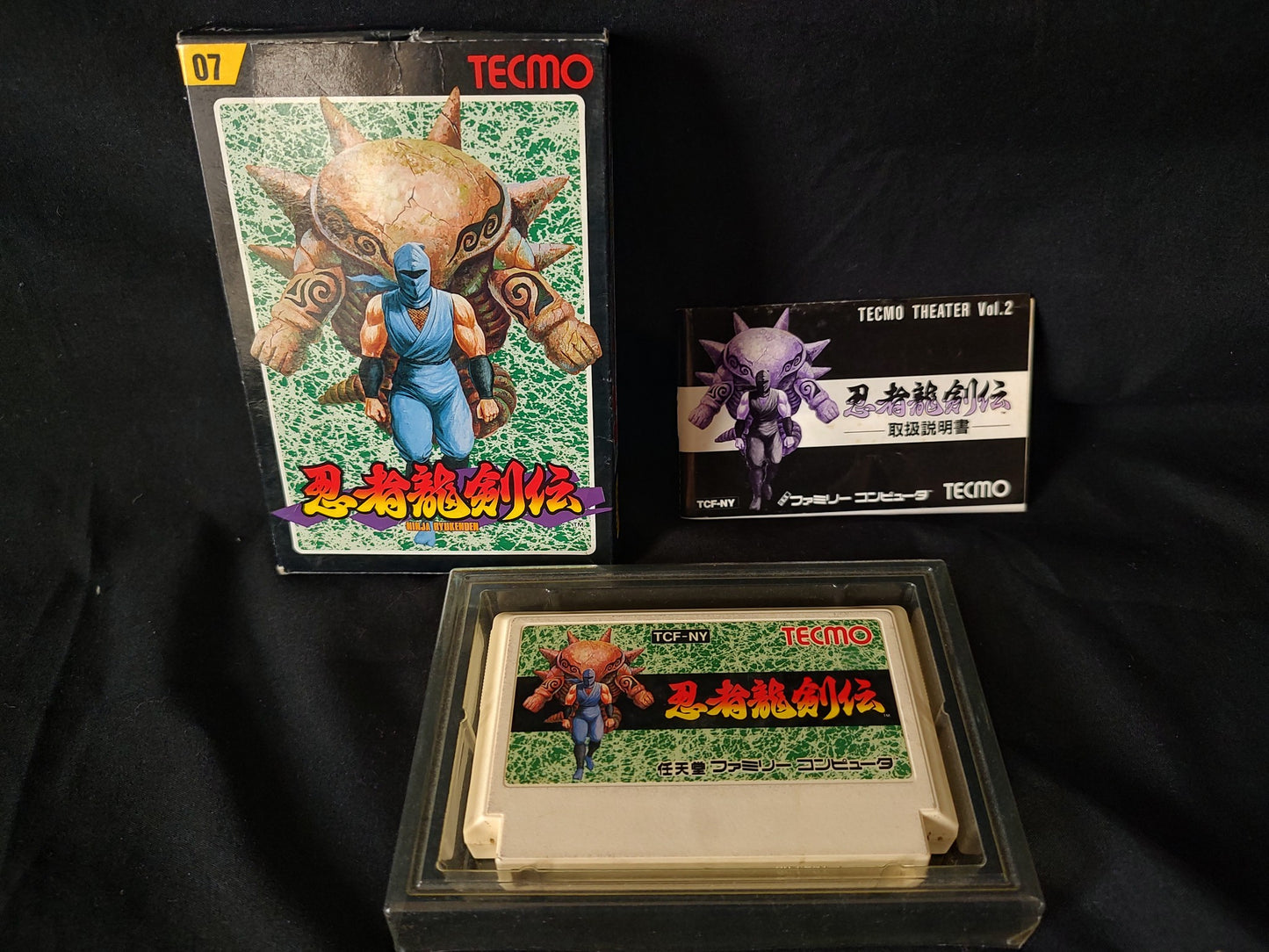 Ninja Ryukenden Ninja Gaiden Famicom FC Cartridge,w/Manual,Box, Working-g1108-