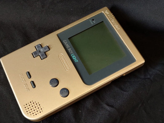 Used, Nintendo Gameboy Light Gold color console MGB-101/ Working-g1111-