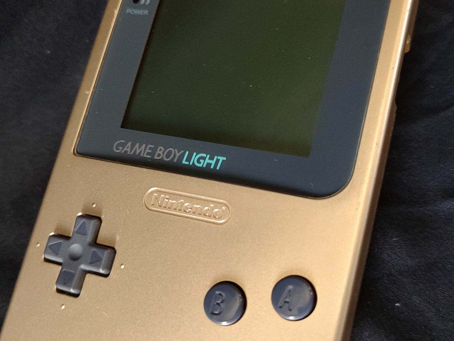 Used, Nintendo Gameboy Light Gold color console MGB-101/ Working-g1111-