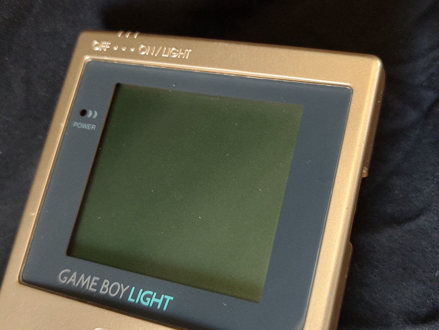 Used, Nintendo Gameboy Light Gold color console MGB-101/ Working-g1111-