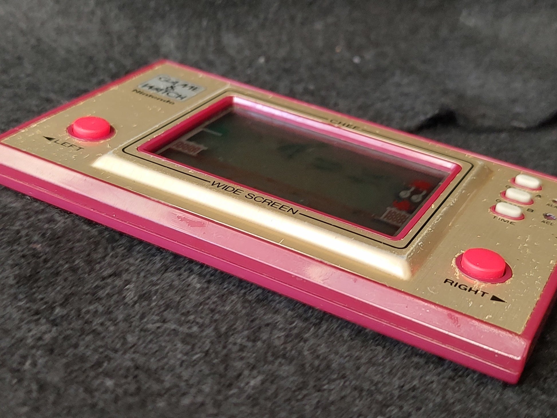 Defective, For parts Nintendo Game & Watch CHEF FP-24 Handheld game Japan-g1112- - Hakushin Retro Game shop