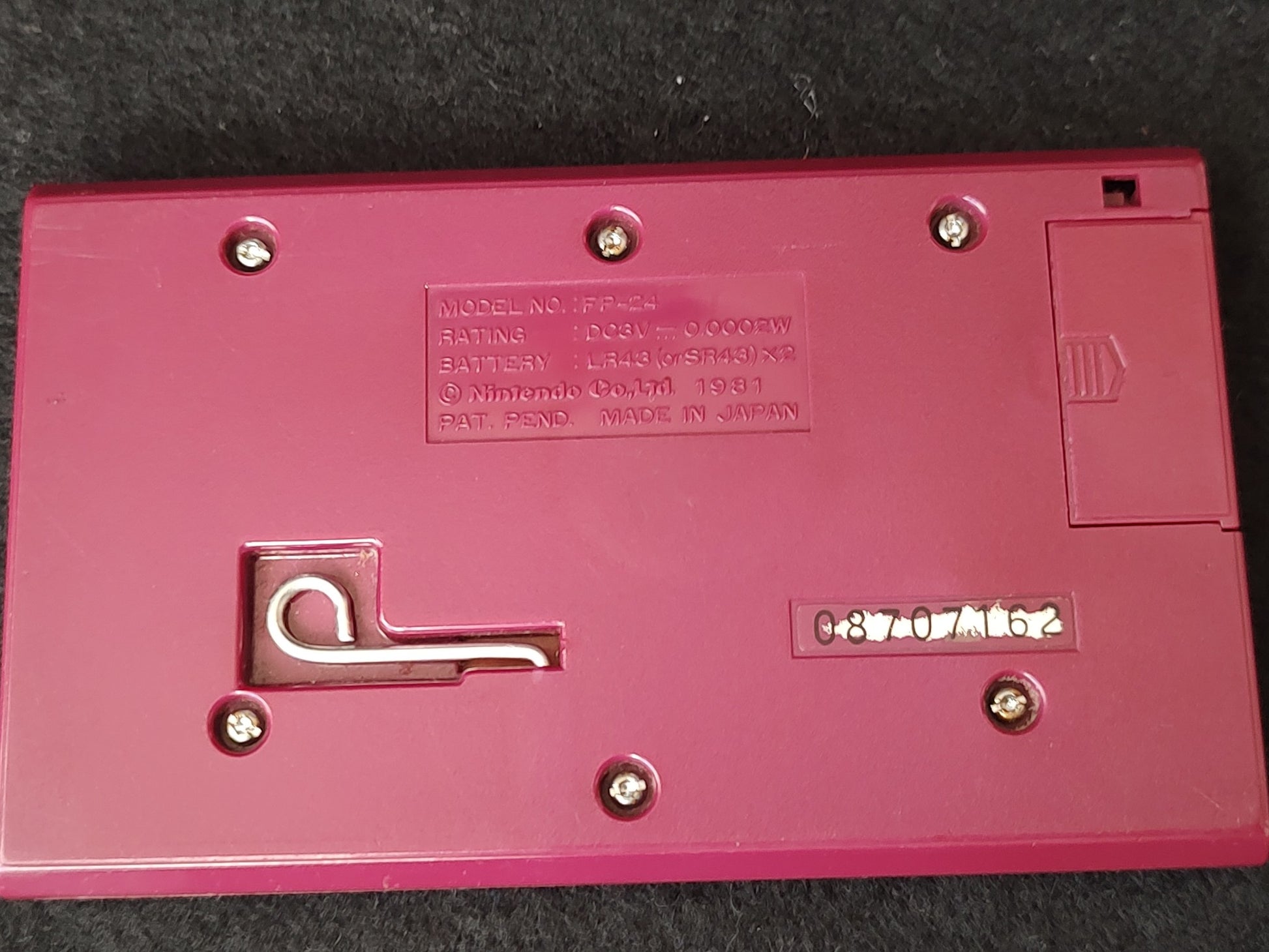 Defective, For parts Nintendo Game & Watch CHEF FP-24 Handheld game Japan-g1112- - Hakushin Retro Game shop