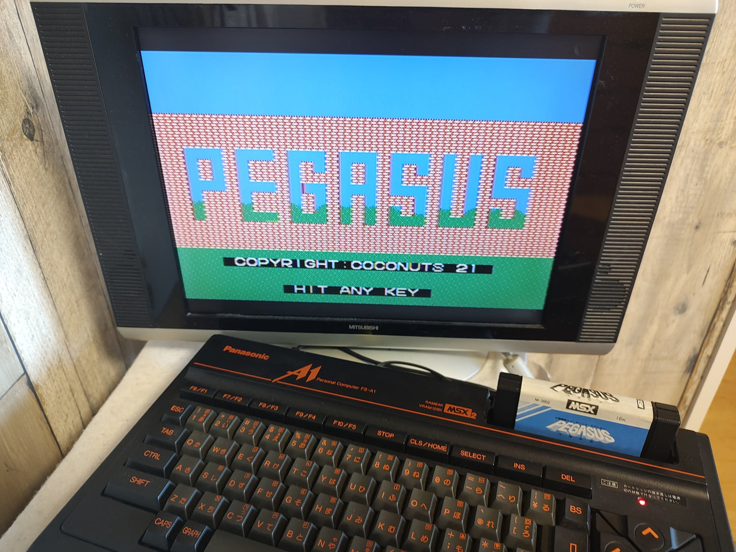 PEGASUS MSX MSX2 Game Cartridge only, Working-g1112-