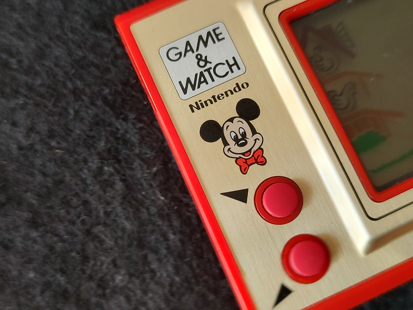 Vintage Nintendo Game & Watch Mickey Mouse. Handheld game, Working -g1114-