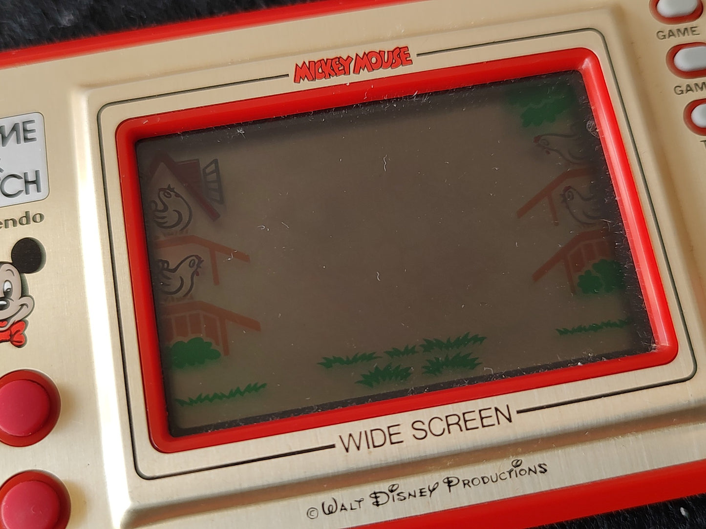 Vintage Nintendo Game & Watch Mickey Mouse. Handheld game, Working -g1114-