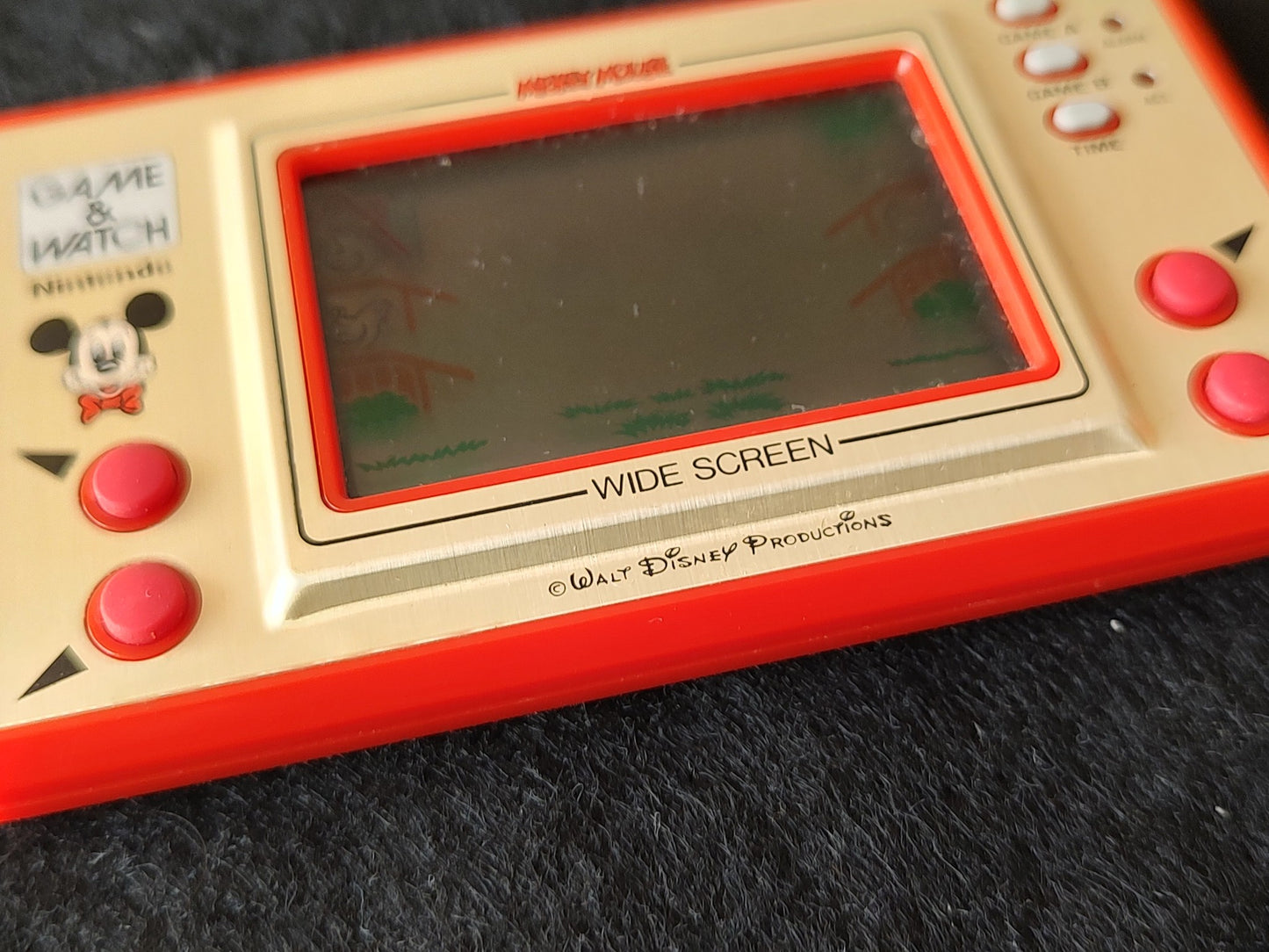 Vintage Nintendo Game & Watch Mickey Mouse. Handheld game, Working -g1114-