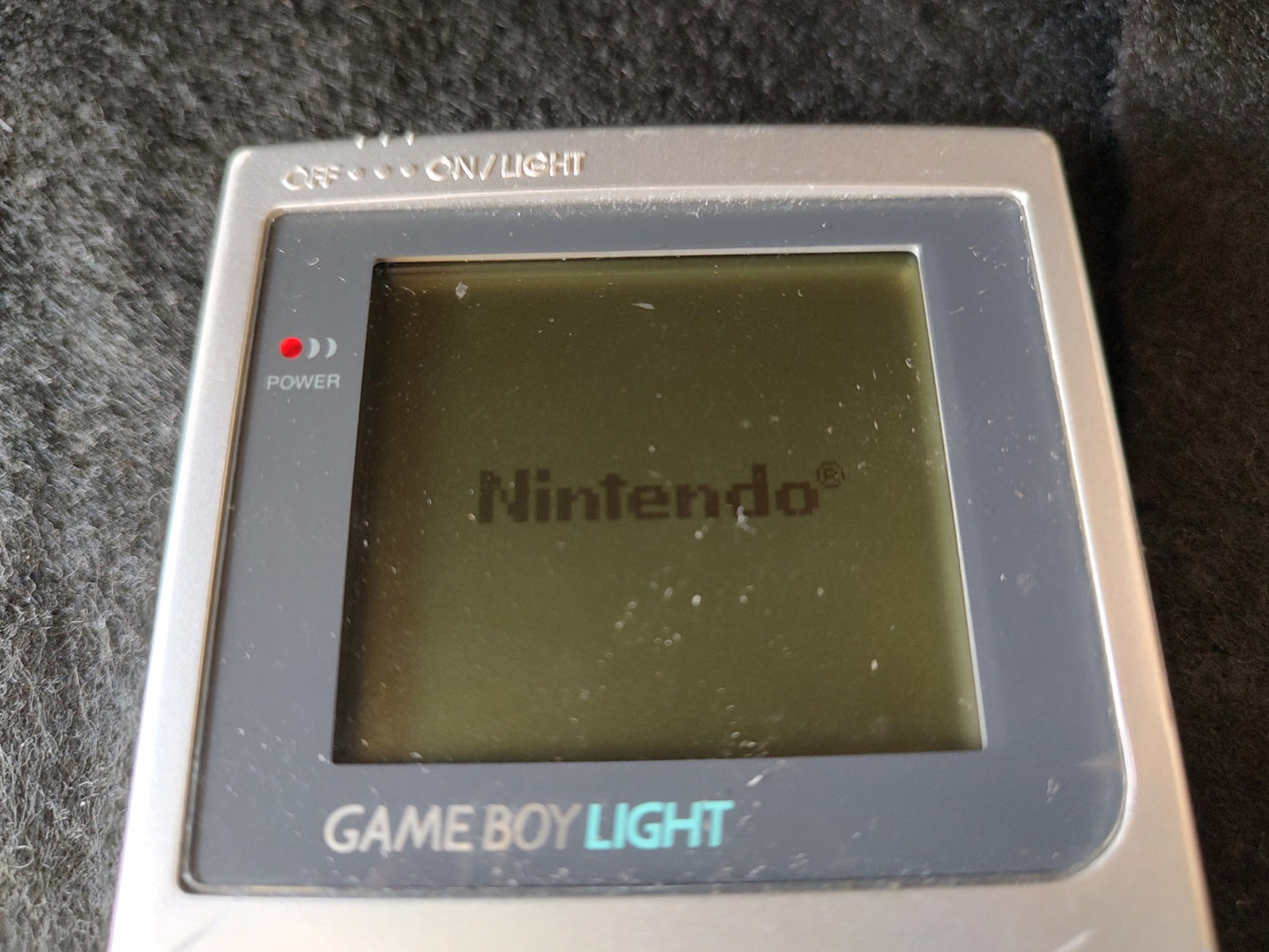 Nintendo Game boy Light Silver color console MGB-101, w/Manual, Box set-g1114-