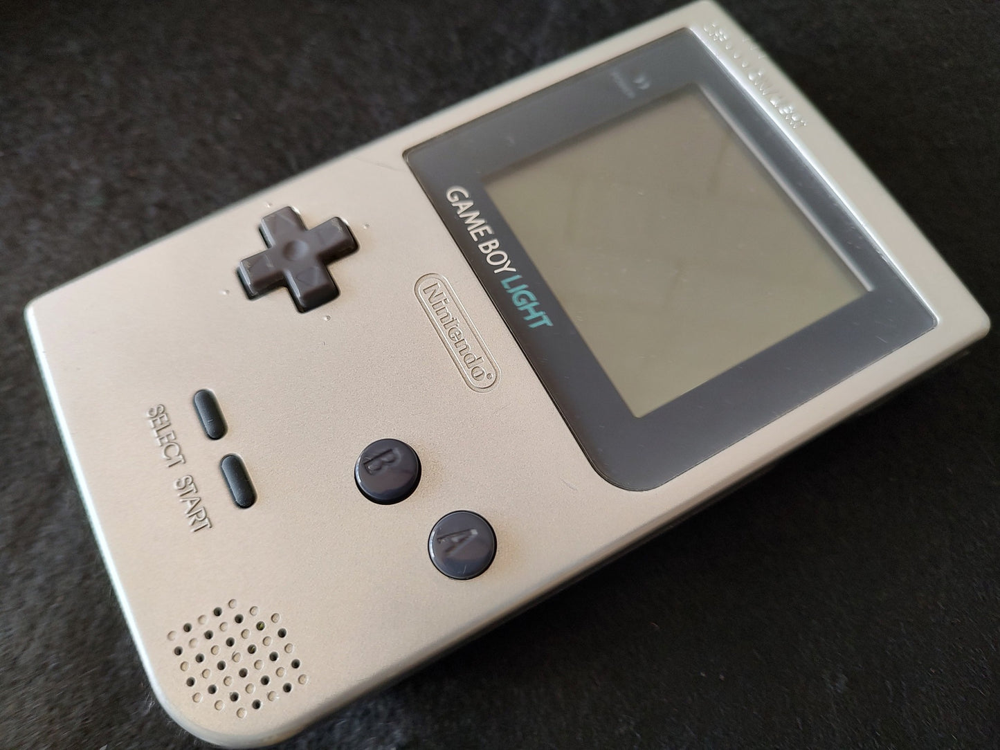 Nintendo Game boy Light Silver color console MGB-101, w/Manual, Box set-g1114-