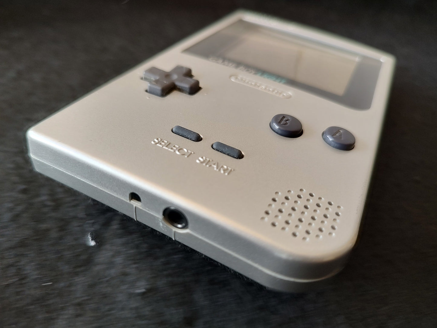 Nintendo Game boy Light Silver color console MGB-101, w/Manual, Box set-g1114-