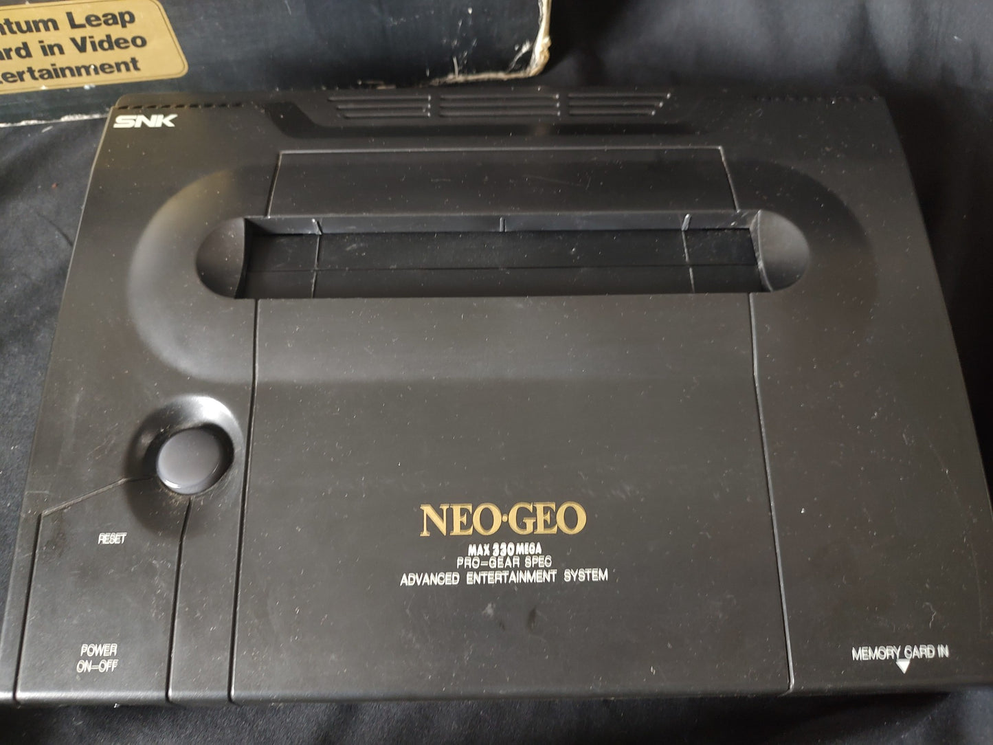 SNK NEOGEO AES ROM cartridge system Console NEO-0, w/PSU, Pad, Box set-g1115-