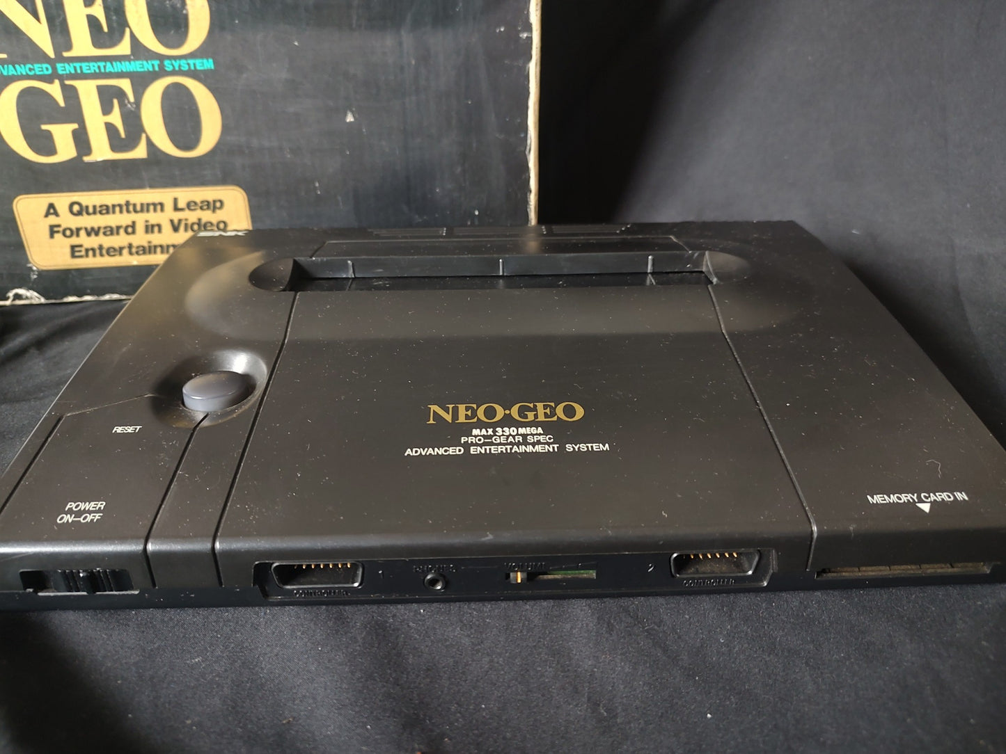 SNK NEOGEO AES ROM cartridge system Console NEO-0, w/PSU, Pad, Box set-g1115-