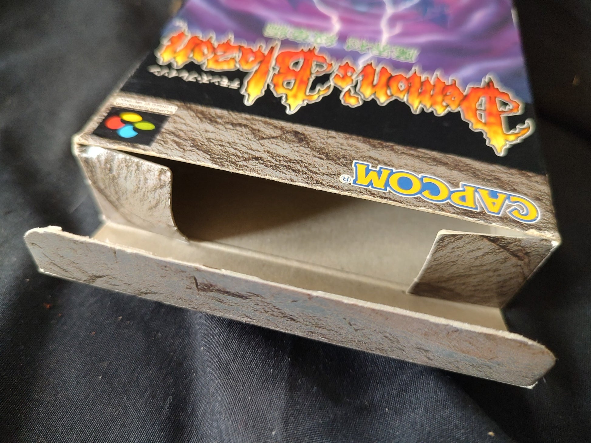 Demon's Blazon crest Makaimura Super Famicom SFC, w/Manual, Box, Working-g1122- - Hakushin Retro Game shop