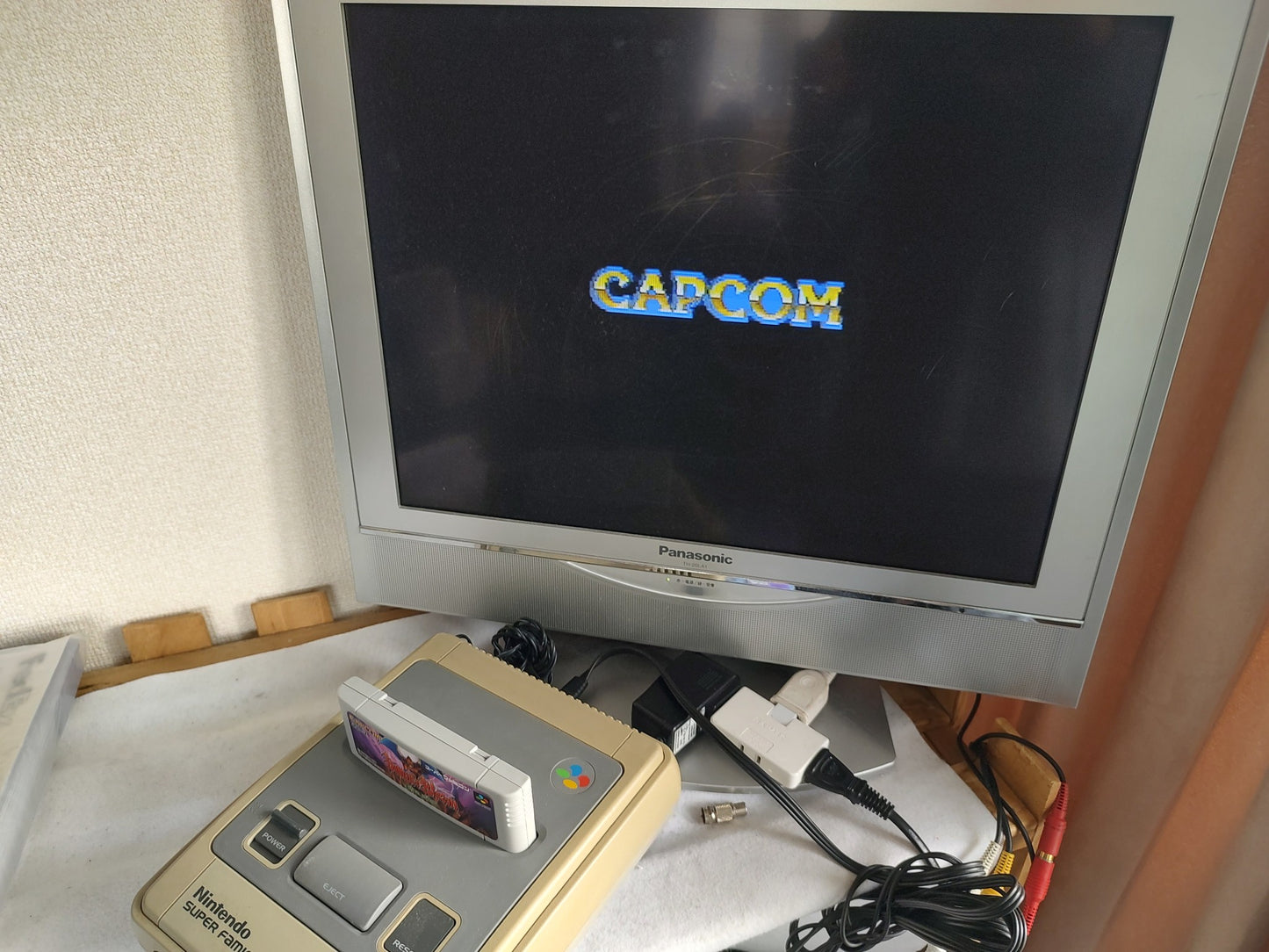 Demon's Blazon crest Makaimura Super Famicom SFC, w/Manual, Box, Working-g1122- - Hakushin Retro Game shop