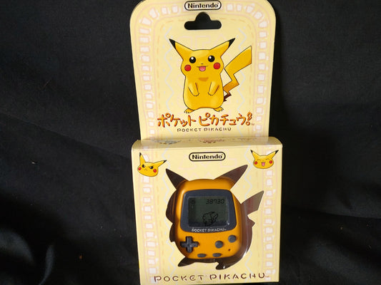 Nintendo Pocket Pikachu w/Manual and Box 1998 Pokemon Pedometer Not tested-g1122