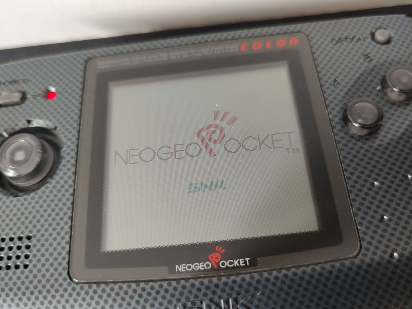 SNK NEOGEO POCKET Color Anthracite Carbon Black Console Boxed NEO GEO set-g1122-