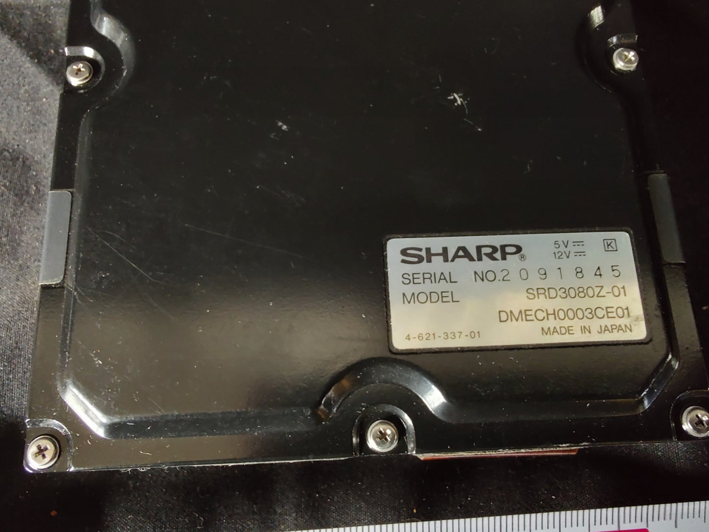 Not tested,  Sharp x68000 SCSI HDD SRD3080Z-01, Made in Japan-g1122-