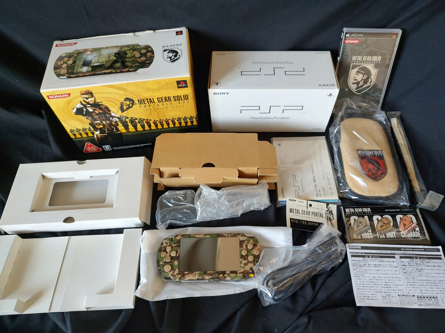 SONY PSP-1000 Console METAL GEAR SOLID Portable OPS Limited Premium Pack-g1122-