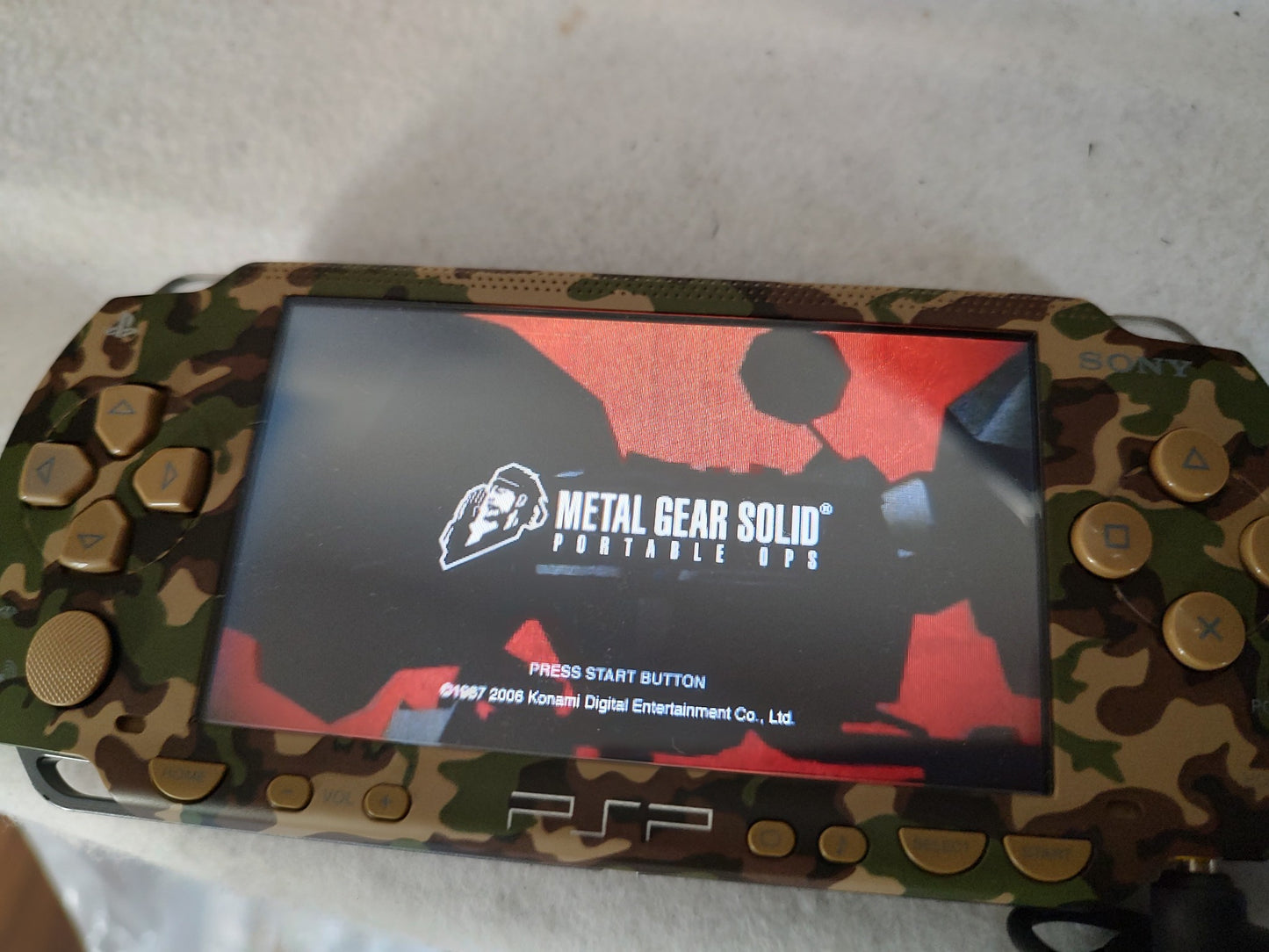 SONY PSP-1000 Console METAL GEAR SOLID Portable OPS Limited Premium Pack-g1122-