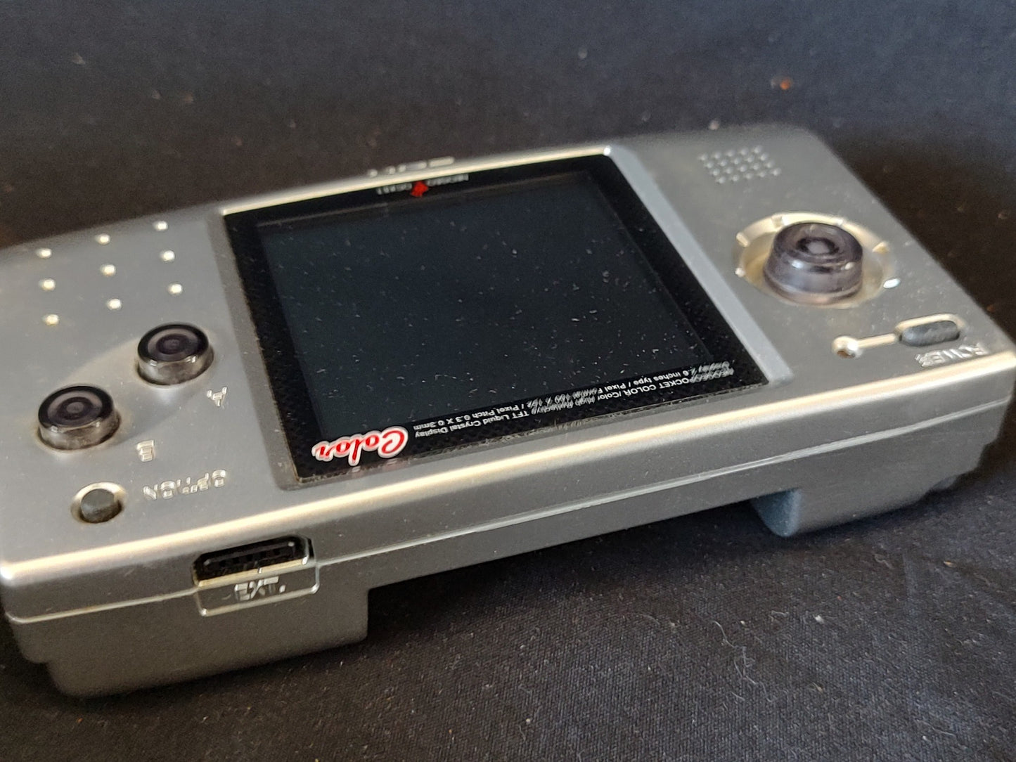 SNK NEOGEO POCKET Color NGPC SOLID SILVER Console Boxed NEO GEO set-g1125-