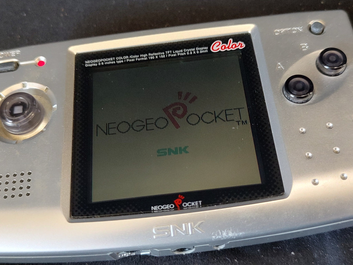 SNK NEOGEO POCKET Color NGPC SOLID SILVER Console Boxed NEO GEO set-g1125-