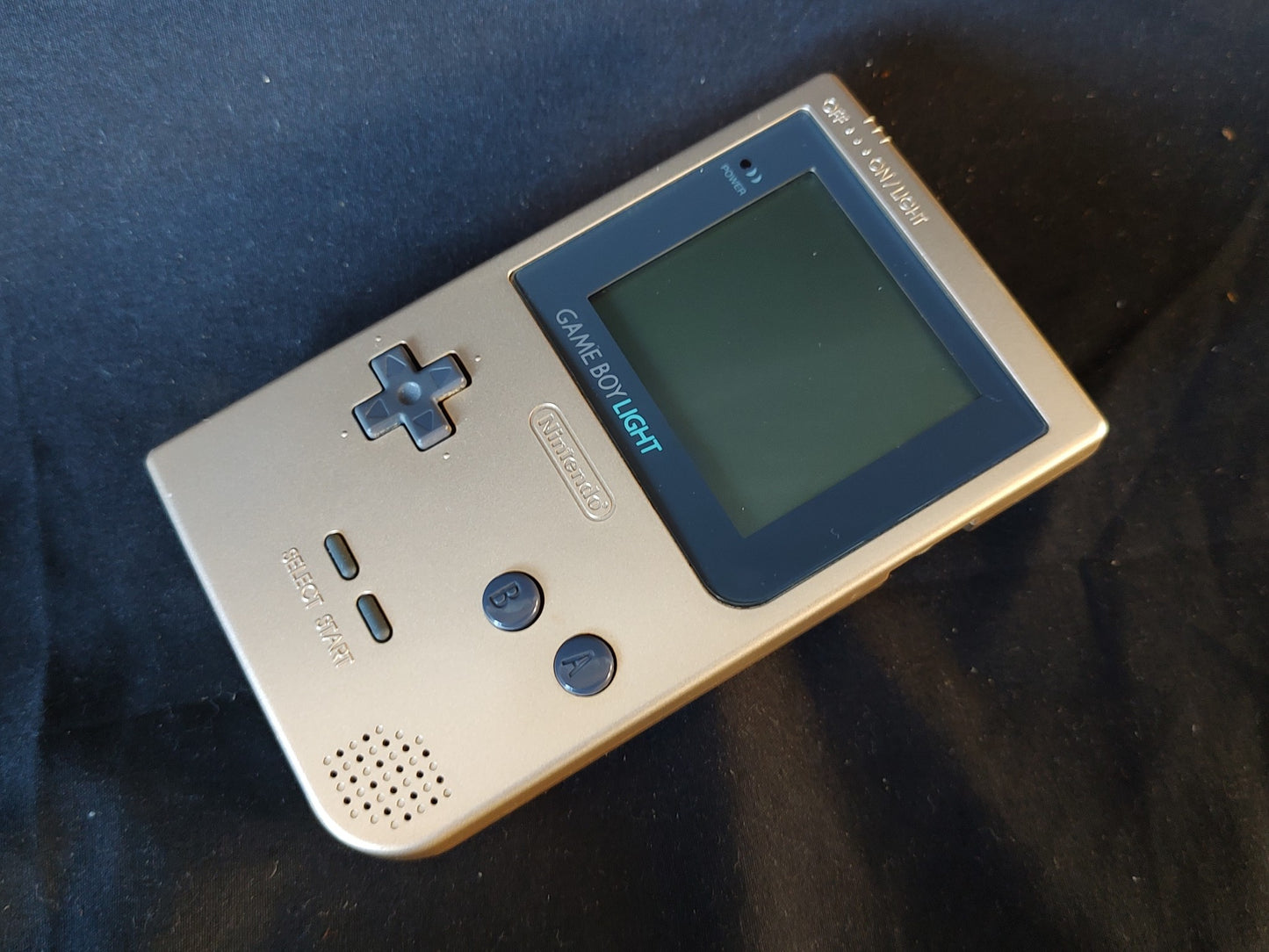 Used, Nintendo Gameboy Light Gold color console MGB-101/ Working-g1125-