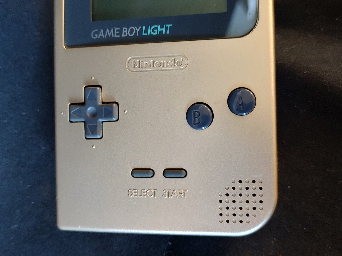 Used, Nintendo Gameboy Light Gold color console MGB-101/ Working-g1125-