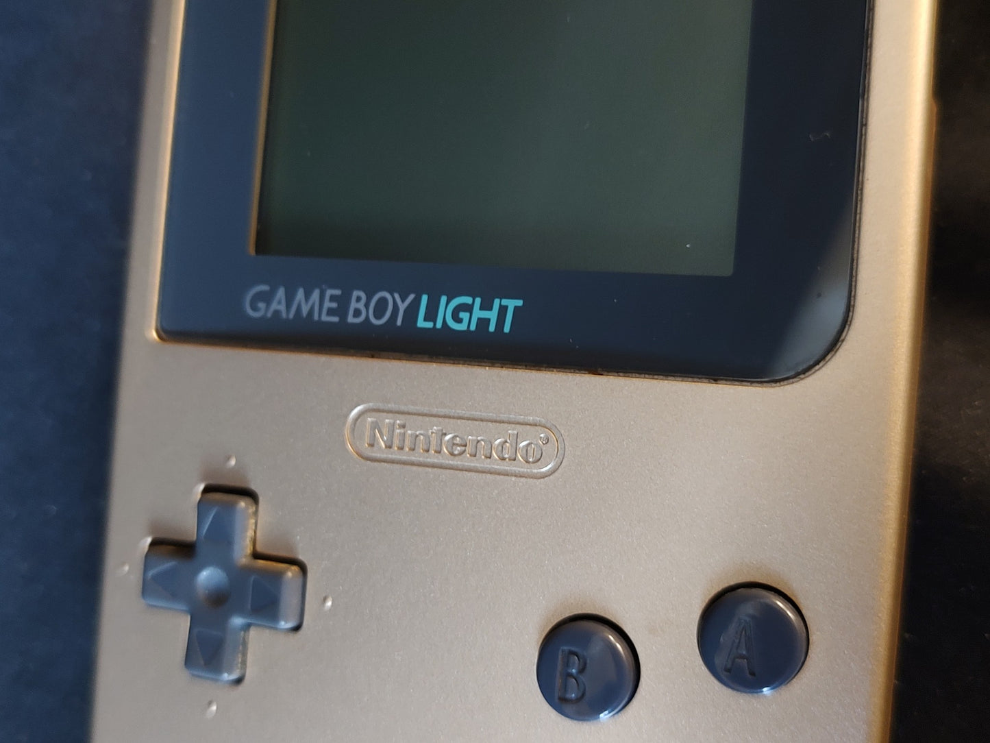 Used, Nintendo Gameboy Light Gold color console MGB-101/ Working-g1125-