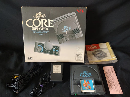 NEC PC Engine Coregrafx Console PI-TG3 TurboGrafx16, w/PSU, AV cable, Box-g1127-