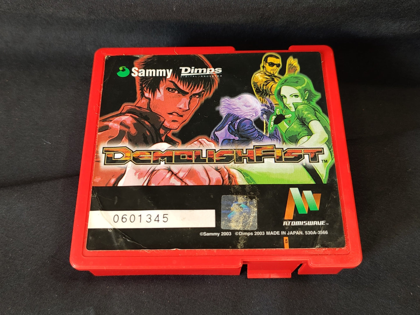 DEMOLISH FIST SUMMY Atomiswave game cartridge only, working-g1204-