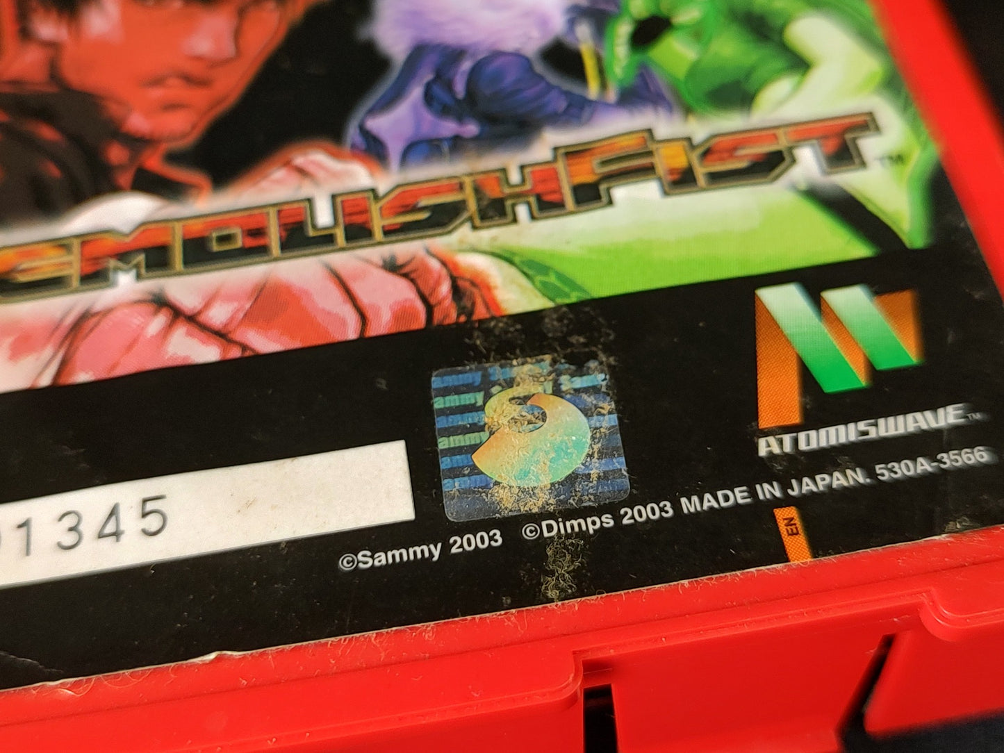 DEMOLISH FIST SUMMY Atomiswave game cartridge only, working-g1204-