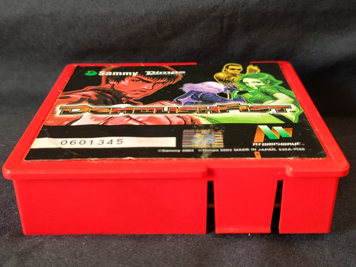 DEMOLISH FIST SUMMY Atomiswave game cartridge only, working-g1204-