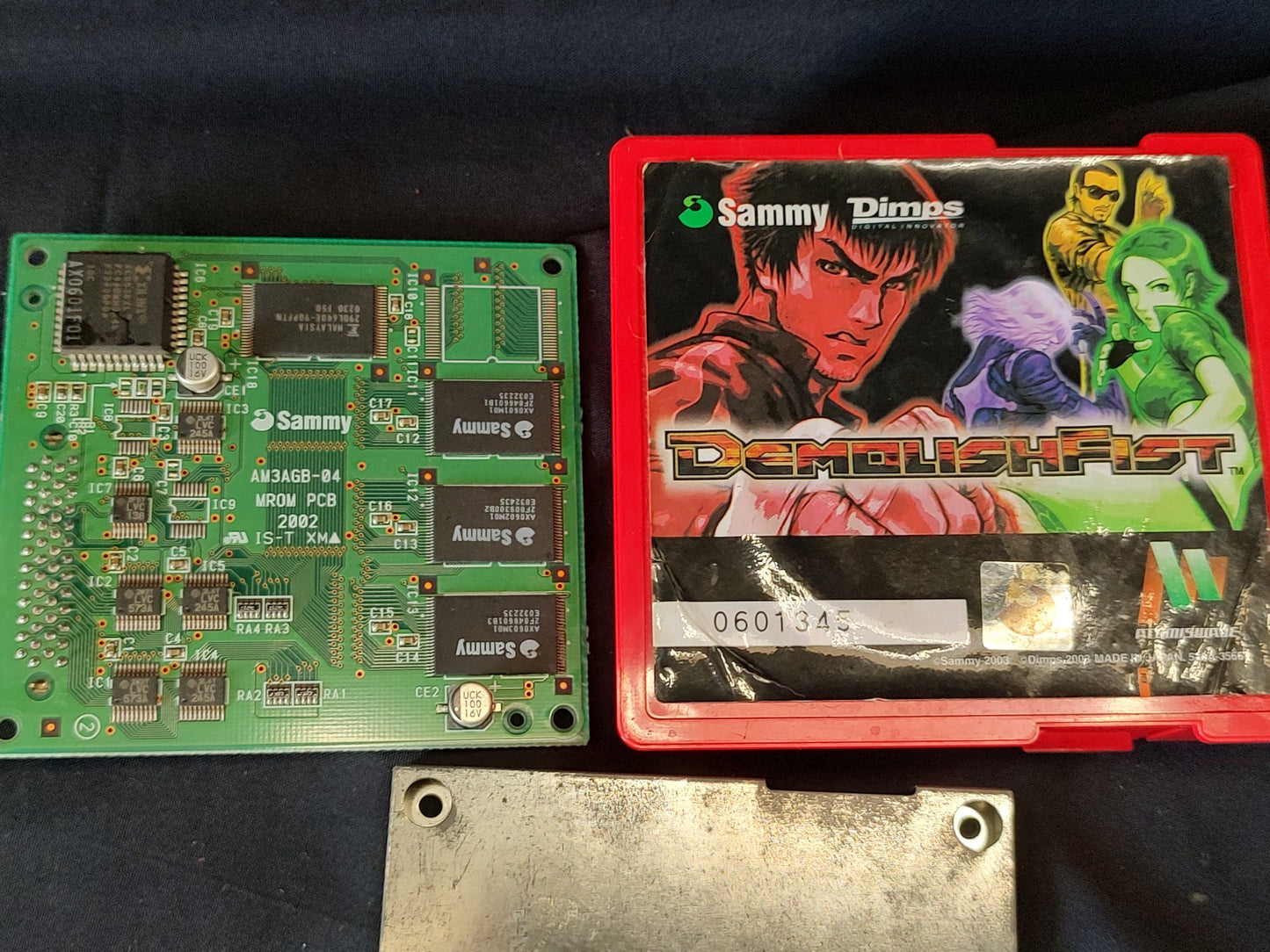 DEMOLISH FIST SUMMY Atomiswave game cartridge only, working-g1204-