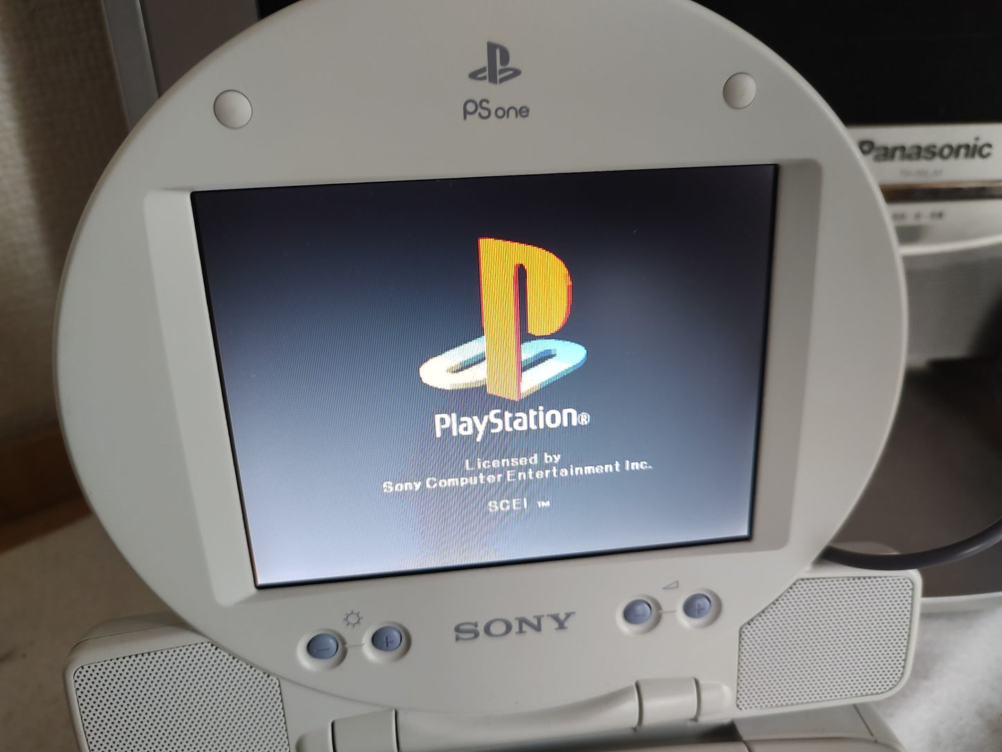 Sony PlayStation PSOne Console LDC MONITOR COMBO SCPH-140 NTSC-J, Working-g1205-