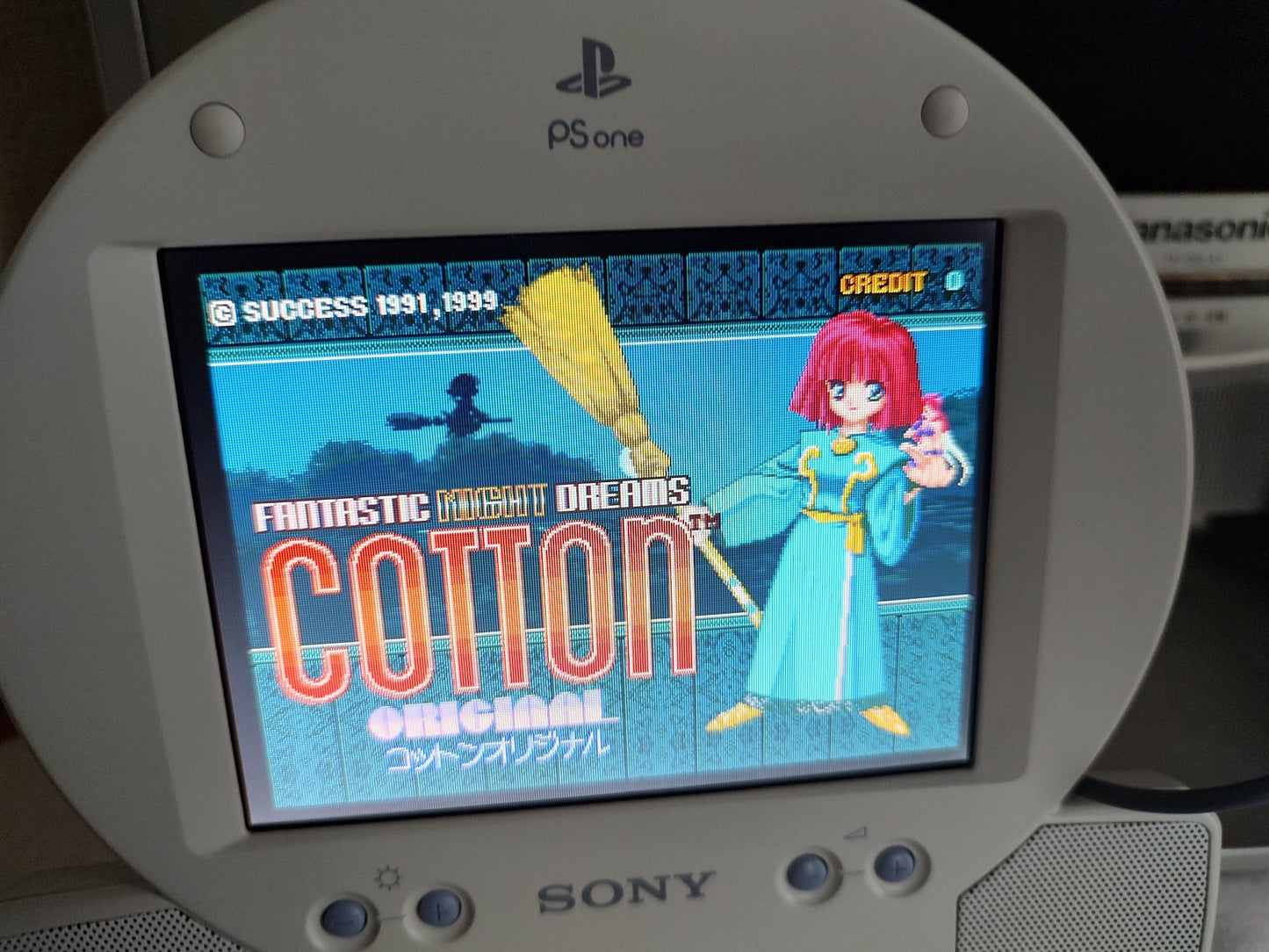 Sony PlayStation PSOne Console LDC MONITOR COMBO SCPH-140 NTSC-J, Working-g1205-