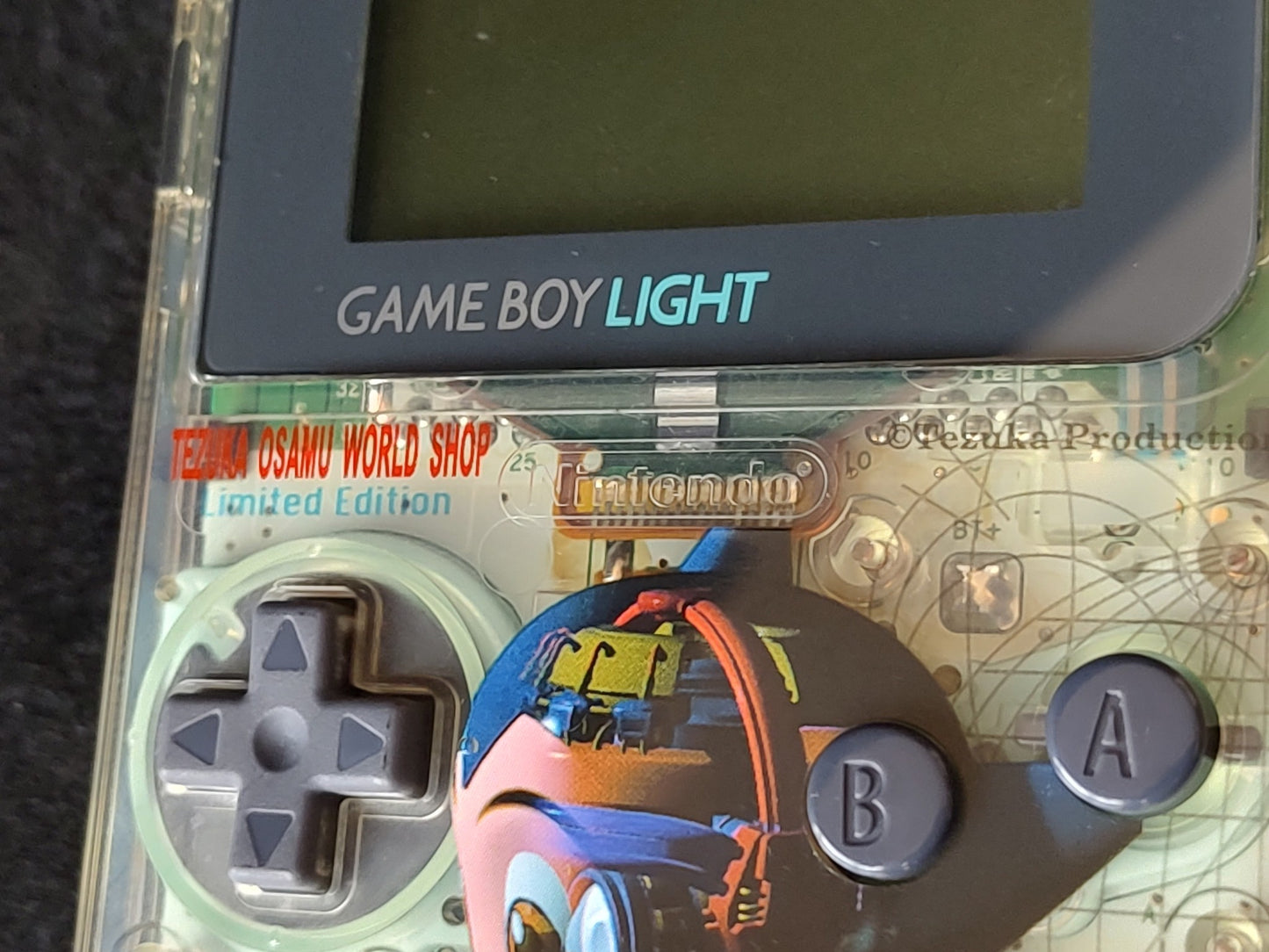 Nintendo Gameboy Light Limited ASTRO BOY Clear Edition console, Working-g1210-1