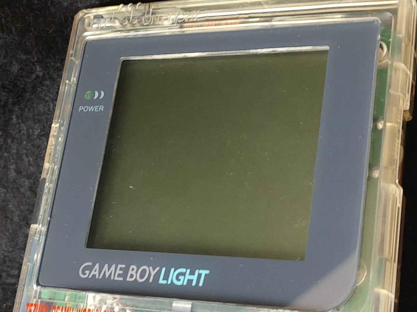 Nintendo Gameboy Light Limited ASTRO BOY Clear Edition console, Working-g1210-1