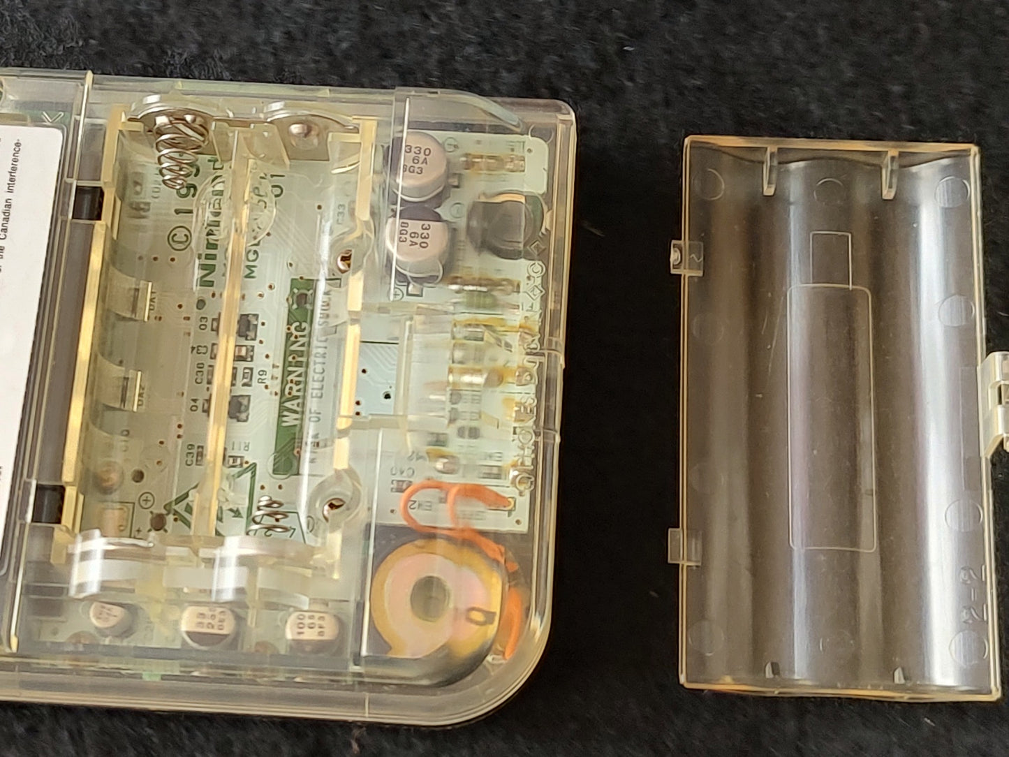 Nintendo Gameboy Light Limited ASTRO BOY Clear Edition console, Working-g1210-1