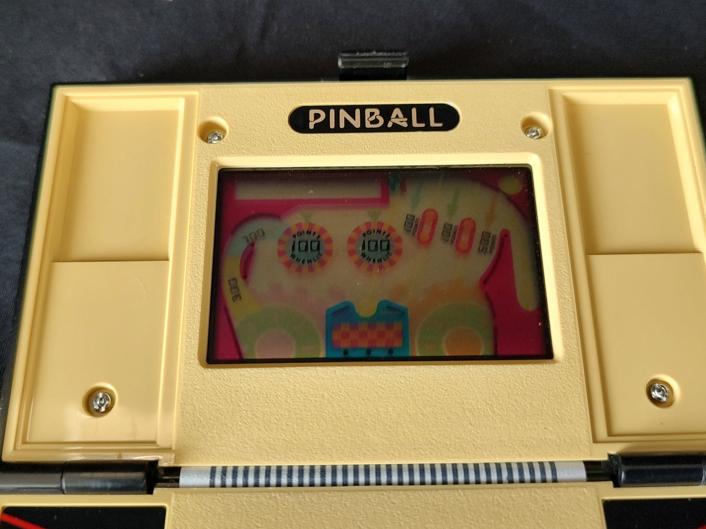 Vintage Nintendo Game & Watch Pinball handheld system w/Manual, Box set-g1213-